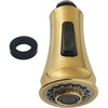 image:imageKingston Brass KDH8813 Gourmet Scape 2Function PullDown Kitchen Faucet Sprayer Head Antique BrassBrushed Brass