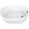 Glossy White/Oil Rubbed Bronze