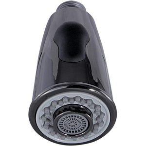 image:imageKingston Brass Gourmetier KDH8501 PullDown Kitchen Faucet Sprayer ChromeBlack Stainless Steel
