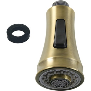 image:imageKingston Brass KDH8813 Gourmet Scape 2Function PullDown Kitchen Faucet Sprayer Head Antique BrassAntique Brass
