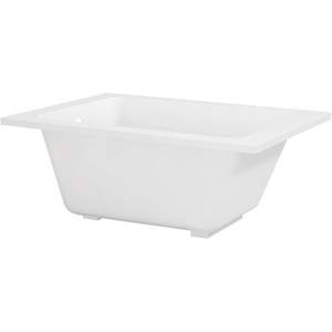 image:imageKingston Brass VTPN483419T 48Inch Acrylic DropIn Tub Glossy WhiteGlossy White