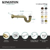 image:imageFauceture CC2121 Vintage 112 Inch Decor PTrap Polished ChromePolished Chrome
