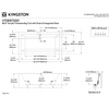 image:imageKINGSTON BRASS VTDE673321 67Inch Contemporary Freestanding Acrylic Bathtub WhiteVTDE673321