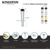 image:imageKingston Brass EVP3007 Century 112 x 12 Brass Slip Joint Tailpiece Extension Tube Brushed BrassBrushed Brass