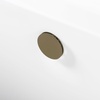 image:imageKingston Brass VTRS523030M8 52 Acrylic Oval Single Slipper Freestanding Tub with OverflowDrain Assembly and Integral Seat Glossy WhiteBrushed NickelGlossy WhiteAntique Brass