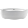 image:imageVTOV733623JN 72Inch Oval Acrylic Freestanding Tub with Drain Glossy White