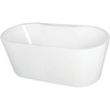 image:imageAqua Eden VT7DE593023 59Inch Acrylic Freestanding Tub with Deck for Faucet Installation White