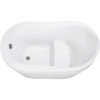 Glossy White/Brushed Nickel