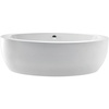 image:imageVTOV733623JN 72Inch Oval Acrylic Freestanding Tub with Drain Glossy White