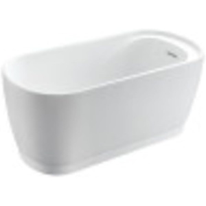image:imageAqua Eden VTOV512925S 51Inch Acrylic Freestanding Tub with Seat and Drain Glossy White