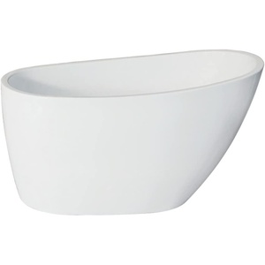 image:imageAqua Eden VTRS482627 48Inch Acrylic Freestanding Tub with Drain Glossy White