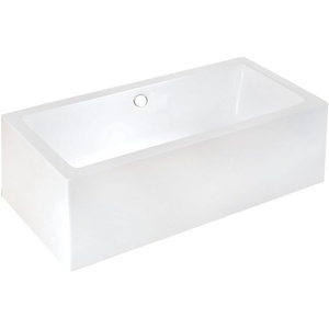 image:imageKINGSTON BRASS VTDE673321 67Inch Contemporary Freestanding Acrylic Bathtub WhiteVTDE673321