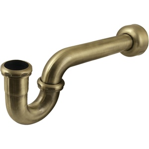 image:imageKingston Brass CC4127 112 PTrap with Box Flange 13116 Length 18 Gauge Brushed BrassAntique Brass