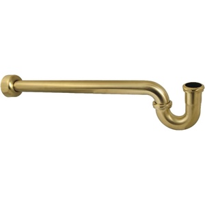 image:imageKingston Brass CC9127 112 PTrap with Box Flange 24 Length 18 Gauge Brushed Brass