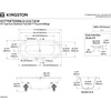 image:imageAqua Eden VCT7DE7232NLW 72Inch Cast Iron Double Ended Clawfoot Tub with 7Inch Faucet Drillings WhiteWhiteBrushed Nickel