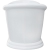 image:imageAqua Eden VTSS672929 67 Acrylic Single Slipper Pedestal Bathtub with Drain Glossy White