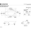 image:imageKingston Brass Aqua Eden VCTND673123T2 Cast Iron Safe and AntiSlide Roll Top Bathtub with Polished Brass Feet without Faucet Drillings 67Inch WhitePOLISHED CHROMED