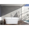 image:imageKingston Brass VTPDE602922 Aqua Eden 60 Acrylic Double Ended Pedestal Tub with Drain Glossy White