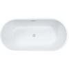 image:imageKingston Brass VTPDE602922 Aqua Eden 60 Acrylic Double Ended Pedestal Tub with Drain Glossy White
