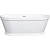 image:imageKingston Brass VTPDE602922 Aqua Eden 60 Acrylic Double Ended Pedestal Tub with Drain Glossy White