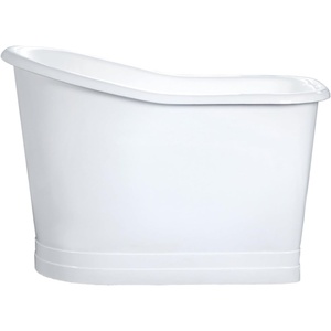 image:imageKingston Brass VCTND513029 Aqua Eden 51 Single Slipper Cast Iron Skirted Pedestal Tub White