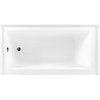 image:imageAqua Eden CVTAP603222L7 60 Acrylic Rectangular 3Wall Alcove Tub Left Hand Drain Glossy WhiteBrushed BrassGlossy WhiteMatte Black