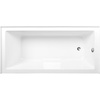 image:imageAqua Eden CVTAP663222R0 66 Acrylic Rectangular 3Wall Alcove Tub Right Hand Drain Glossy WhiteMatte BlackGlossy WhiteBrushed Nickel