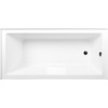 image:imageAqua Eden CVTAP663222R0 66 Acrylic Rectangular 3Wall Alcove Tub Right Hand Drain Glossy WhiteMatte BlackGlossy WhiteMatte Black