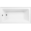 image:imageAqua Eden CVTDE603122R2 60 Acrylic Rectangular 3Wall Alcove Tub Right Hand Drain Glossy WhitePolished BrassGlossy WhiteMatte Black