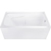 Glossy White/Brushed Nickel