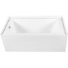 Glossy White/Polished Nickel