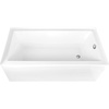 image:imageAqua Eden CVTAP663222R0 66 Acrylic Rectangular 3Wall Alcove Tub Right Hand Drain Glossy WhiteMatte BlackGlossy WhiteBrushed Nickel