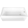 Glossy White/Polished Nickel