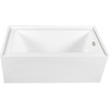 Glossy White/Polished Nickel