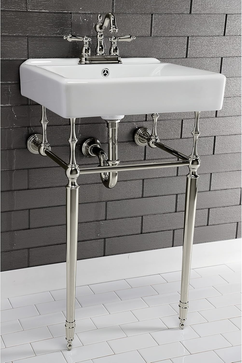 image:imageKingston Brass CC2186 Vintage 114inch Decor PTrap 18 Gauge Polished Nickel