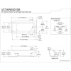 image:imageAqua Eden VCTAP603015R 60Inch Cast Iron 3Wall Alcove Tub with Right Hand Drain Hole White