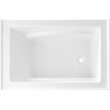 image:imageAqua Eden VTAM4832R22D 48Inch AntiSkid Acrylic 3Wall Alcove Tub with Right Hand Drain Glossy White