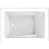 image:imageAqua Eden VTAM4836L22T 48Inch Acrylic 3Wall Alcove Tub with Left Hand Drain Glossy White