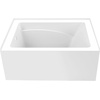 image:imageAqua Eden VTAM4836L22T 48Inch Acrylic 3Wall Alcove Tub with Left Hand Drain Glossy White