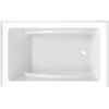 image:imageAqua Eden VTAM5436R22T 54Inch Acrylic 3Wall Alcove Tub with Right Hand Drain Glossy White
