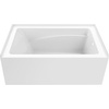 image:imageAqua Eden VTAM5436R22T 54Inch Acrylic 3Wall Alcove Tub with Right Hand Drain Glossy White