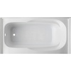 image:imageAqua Eden VTAM6031L21A 60Inch AntiSkid Acrylic 3Wall Alcove Tub with Left Hand Drain Hole White