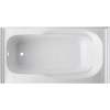 image:imageAqua Eden VTAM6031L21B 60Inch AntiSkid Acrylic 3Wall Alcove Tub with Left Hand Drain Hole WhiteWhite