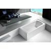image:imageAqua Eden VTAM6032L21 60Inch Acrylic 3Wall Alcove Tub with Left Hand Drain Hole White