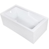 image:imageAqua Eden VTAM6032L22S 60Inch Acrylic 2Wall Corner Alcove Tub with Corner Apron Left Hand Drain Hole White