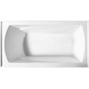 image:imageAqua Eden VTAM6032R21 60Inch Acrylic 3Wall Alcove Tub with Right Hand Drain Hole White