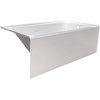 image:imageAqua Eden VTAM6032R21 60Inch Acrylic 3Wall Alcove Tub with Right Hand Drain Hole White