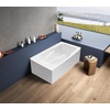 image:imageAqua Eden VTAM6032R21TS 60Inch Acrylic 2Wall Corner Alcove Tub with Right Hand Drain WhiteWhite