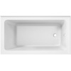 image:imageAqua Eden VTAP5430R22TS 54Inch Acrylic 2Wall Corner Alcove Tub with Right Hand Drain White