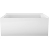 image:imageAqua Eden VTAP5430R22TS 54Inch Acrylic 2Wall Corner Alcove Tub with Right Hand Drain White